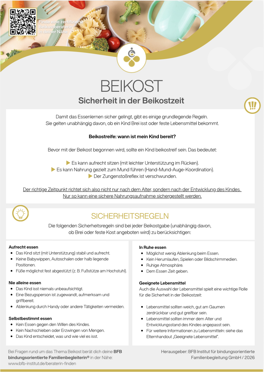 Beikost Sicherheit
