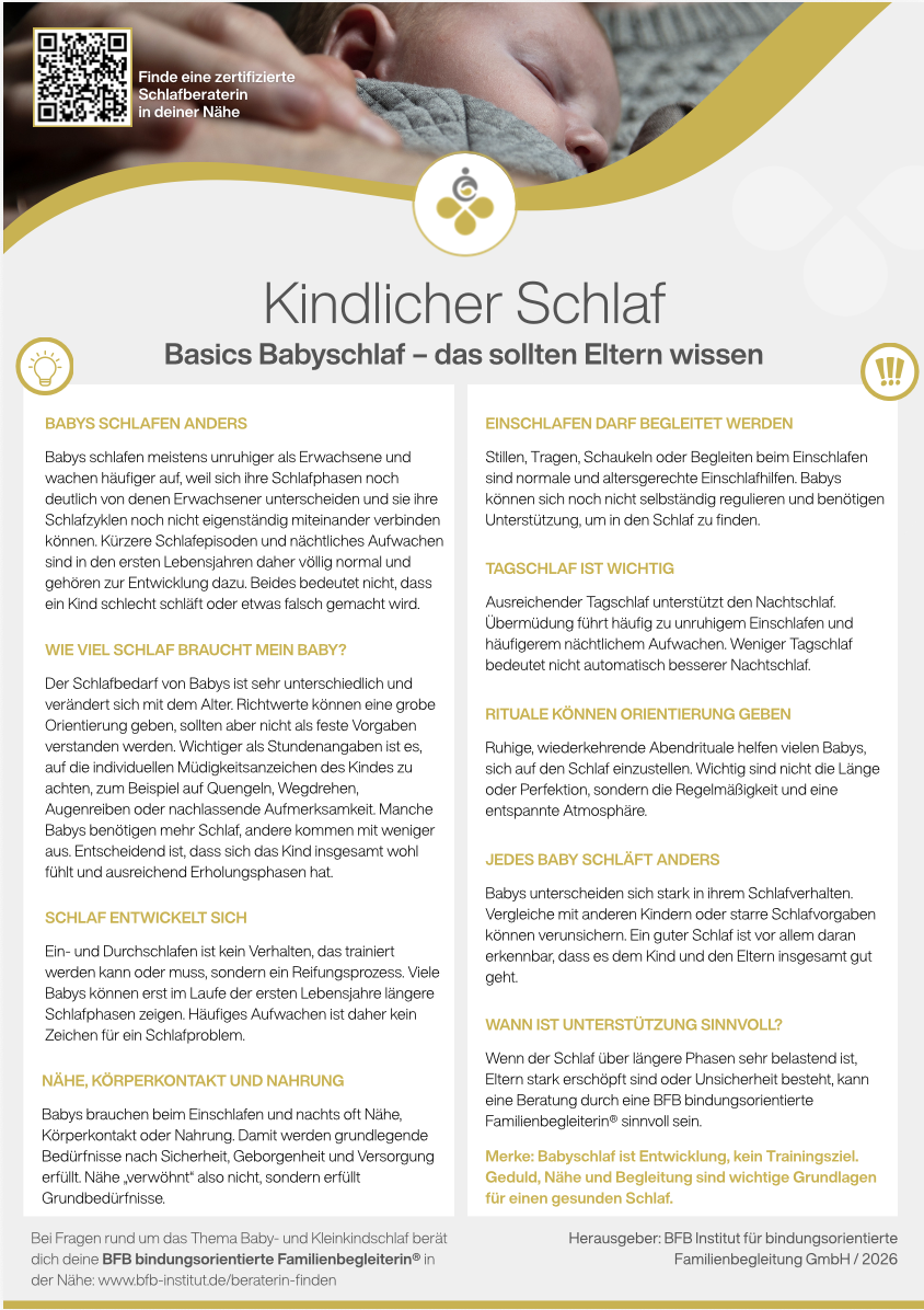 Basics Babyschlaf
